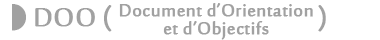 Page DOO (Document d'Orientation et d'Objectifs)